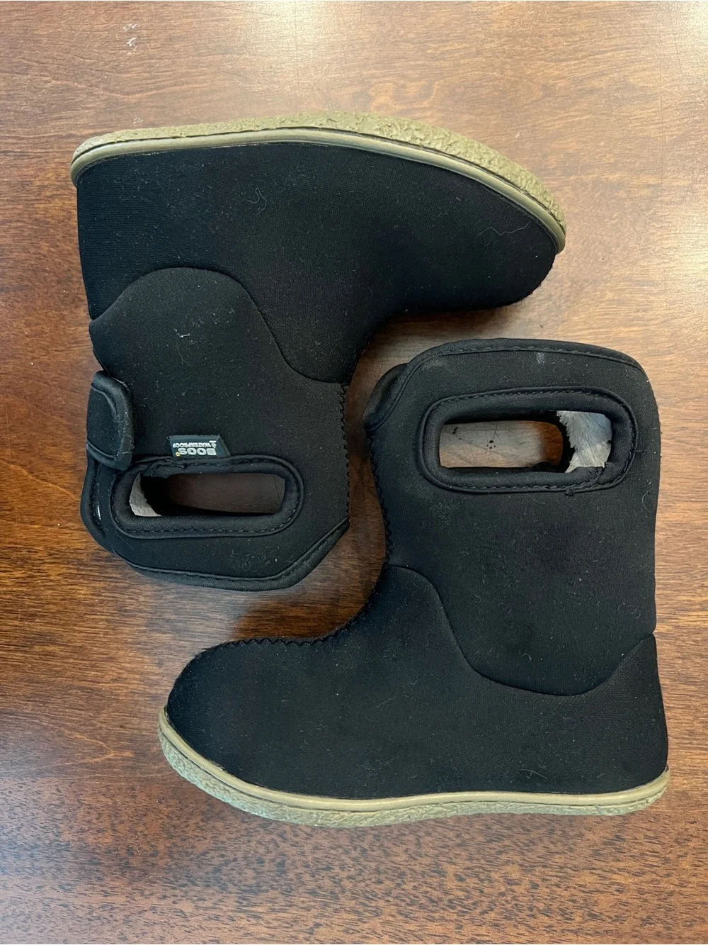 BOGS Baby Bogs Classic Solid Waterproof Boots Infant Toddler Size 8 Black